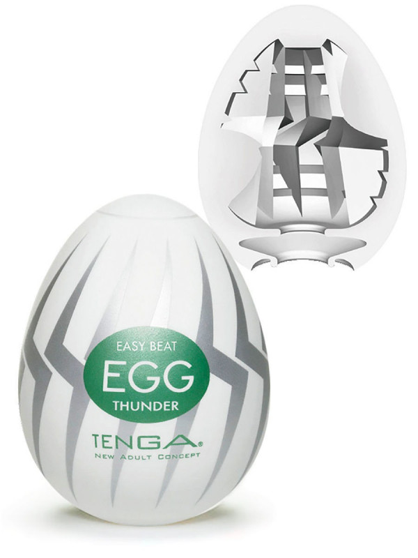 Мастурбатор яйцо Tenga egg, thunder (гром)